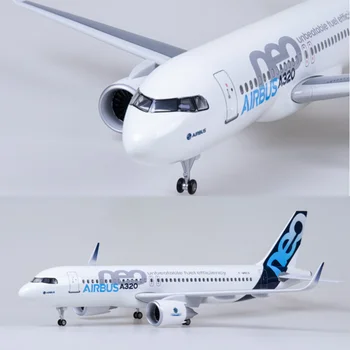 Модель самолета A320 NEO Air Airlines Модель 47 см игрушки Легкие и Колесные Шасси, Отлитые под давлением из Смолы, Коллекция для взрослых