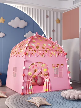 Детская палатка, Крытый игровой домик, Игровой домик принцессы для девочек, Домашний замок, Игровая комната для детского сада